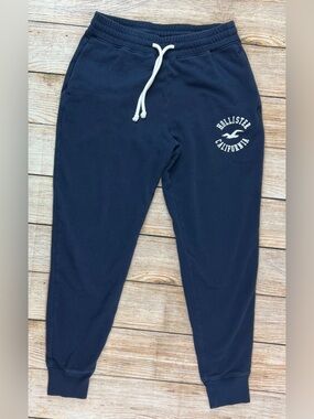 Women’s Hollister California Ultra High Rise Blue Jogger Sweatpants Size Small